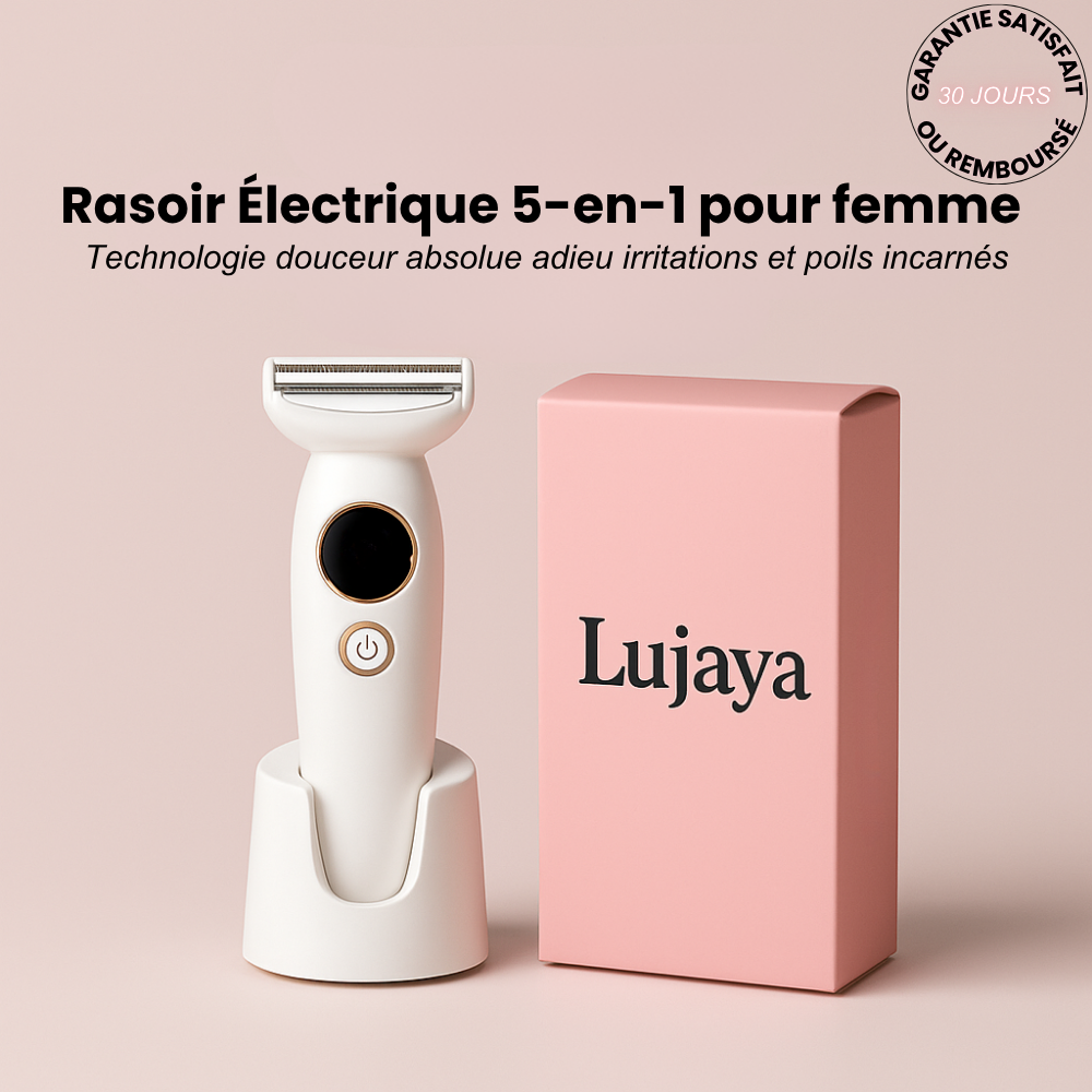 Lujaya® Rasoir Électrique 5 en 1 pour Femme